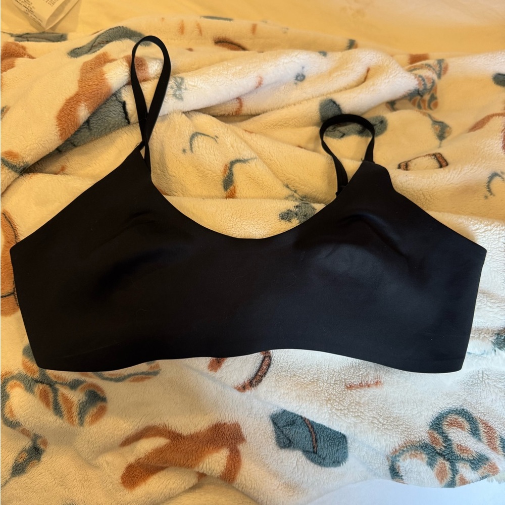 Free People Black Seamless Bralette
